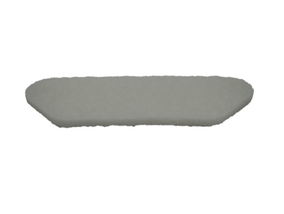 Afbeeldingen van Super Pad wit 450mm 18 inch trapeze vormig M33 (9586001.000000.!UN)