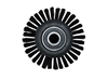Afbeelding van Borstelwals Poly 0,2mm glad zwart (WBU00594)