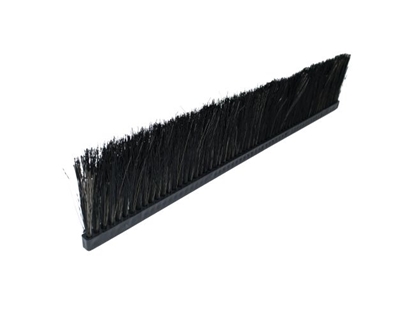 Afbeeldingen van Borstelstrip 470/70mm poly 0,4 glad zwart/drad 0,3 (KL00016)