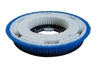 Afbeelding van Schrobborstel shamponeer Poly 0,3 wit/blauw 305mm (TBU01302)