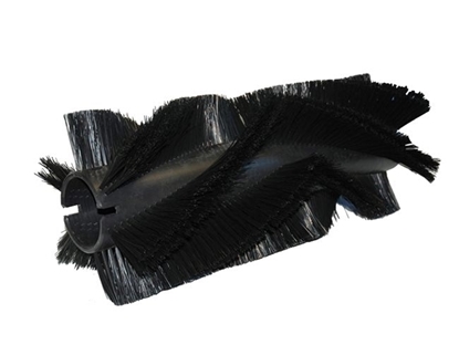 Afbeeldingen van Borstelwals Nylon 0,6 glad zwart (KW01175)
