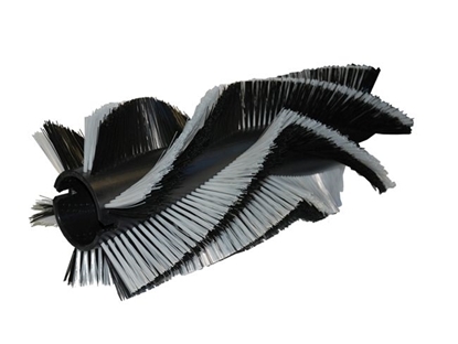 Afbeeldingen van Borstelwals poly 1,0 glad zwart/1,0 glad wit (KW01176)