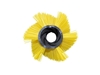 Afbeelding van Borstelwals Poly 1,6x2,4 golfdraad geel (KW01177)