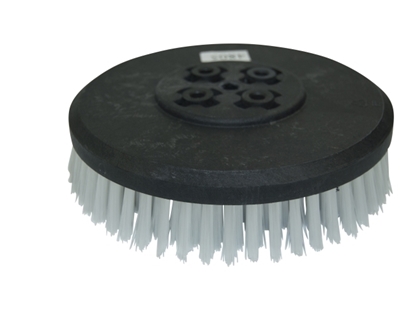 Afbeeldingen van Schrobborstel Nylon 0,5 glad wit (TBU02620)