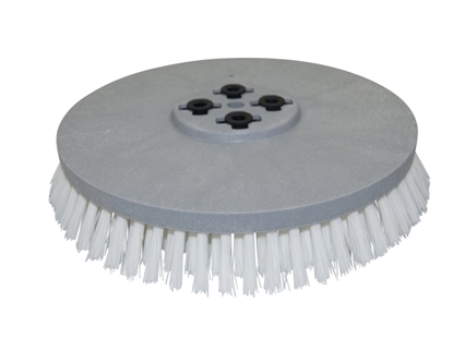 Afbeeldingen van Schrobborstel Nylon 0,5 glad wit (TBU02628)