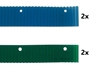 Afbeelding van Zuigrubber Polyurethan groen + blauw Cleanfix (910028.000000.CLE)