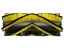 Afbeeldingen van Borstelwals Poly 0,5 zwart/ 1,1x1,4 geel golfdraad (KW01174)