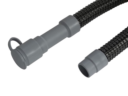 Afbeeldingen van Afzuigslang 38mm zwart/grijs lengte 850mm (SLA00003)