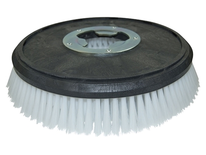 Afbeeldingen van Schrobborstel Poly 0,75 glad wit/nylon 0,5 glad wi (TBU00077)