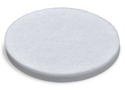 Afbeeldingen van Melamine pad 21 inch wit zonder binnengat (PAD01052)