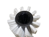 Afbeelding van Borstelwals Poly 1,0 glat wit (WBU00660)