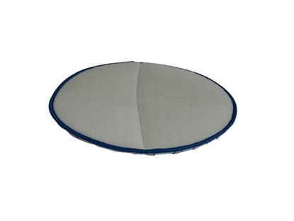 Afbeeldingen van Reinigingspad wit/blauw 17 inch 430mm Comac (PAD00074)